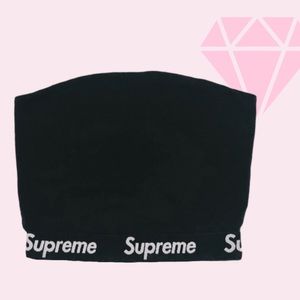 Supreme Reworked Strapless Crop Top